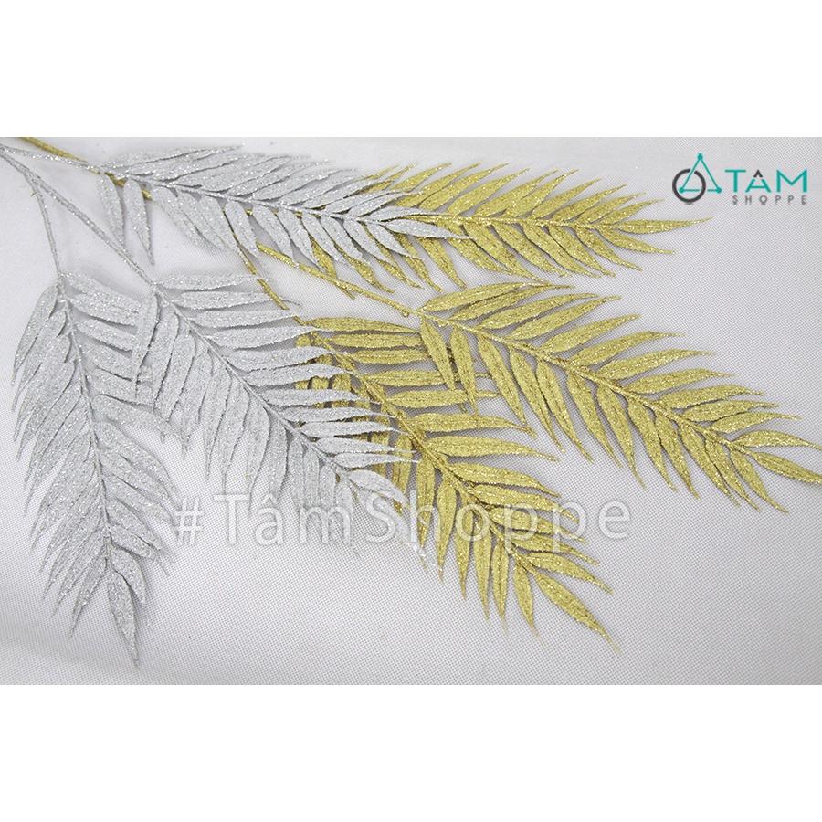 Cành lá dương xỉ vạn tuế giả phủ kim tuyến CHG-115