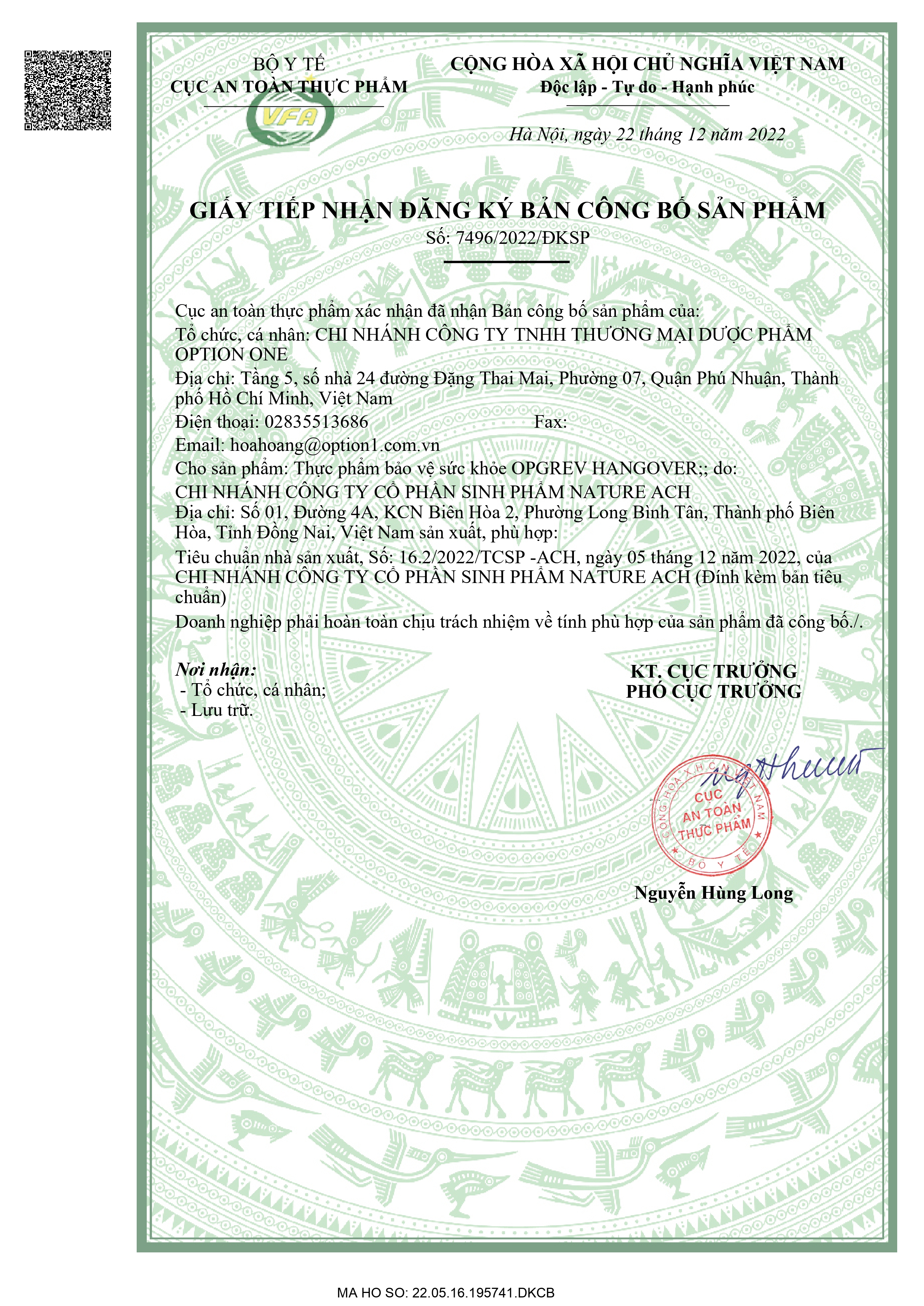 Nước uống giải rượu, thanh nhiệt - giải độc gan Oprev Hangover, 30ml