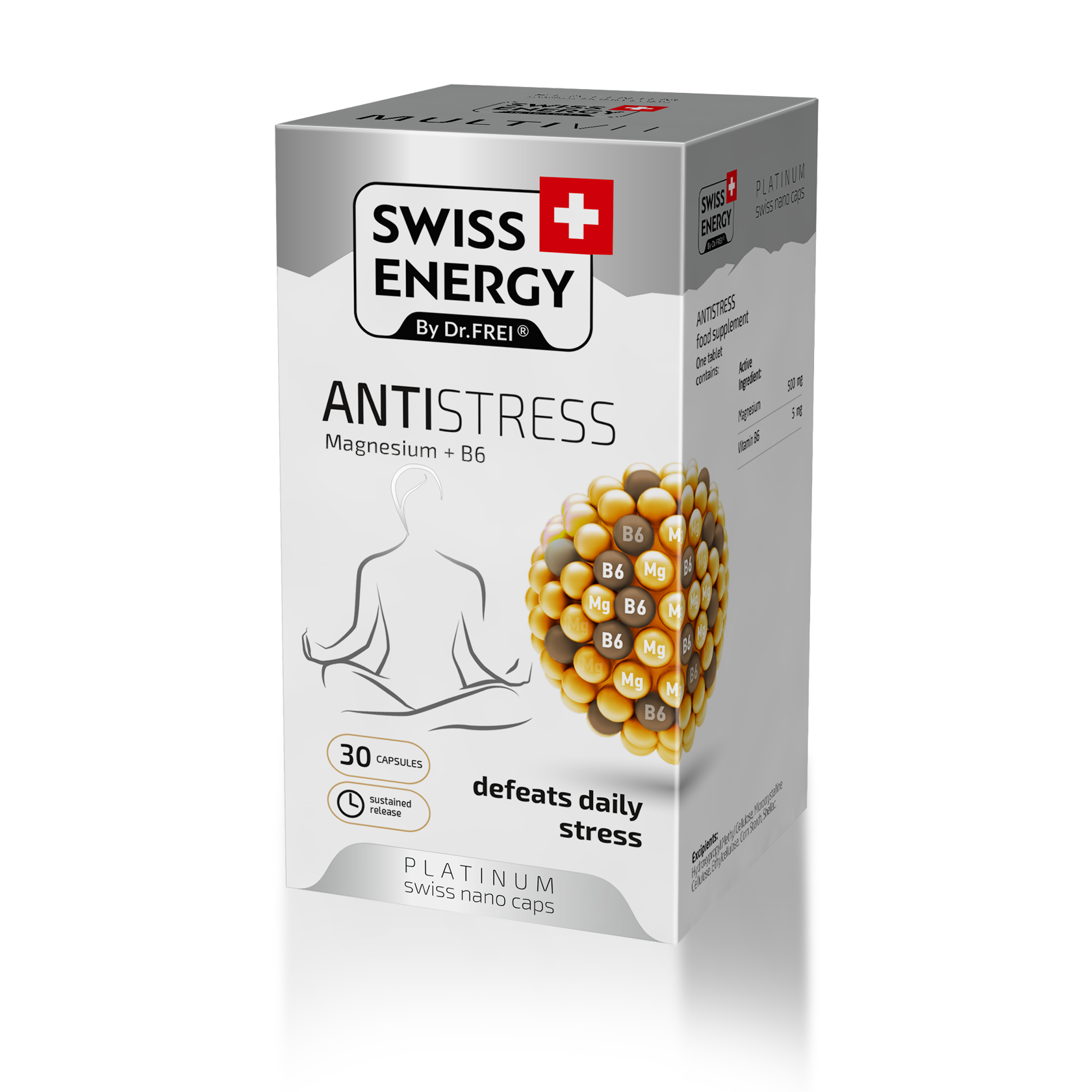 Viên Nang Hỗ Trợ Giảm Stress Swiss Energy Antistress (Hộp 30 Viên)
