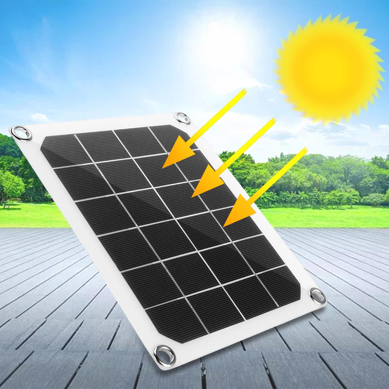 10W Solar Panel  Portable Solar Charger for Car Mobile Phone Power Bank