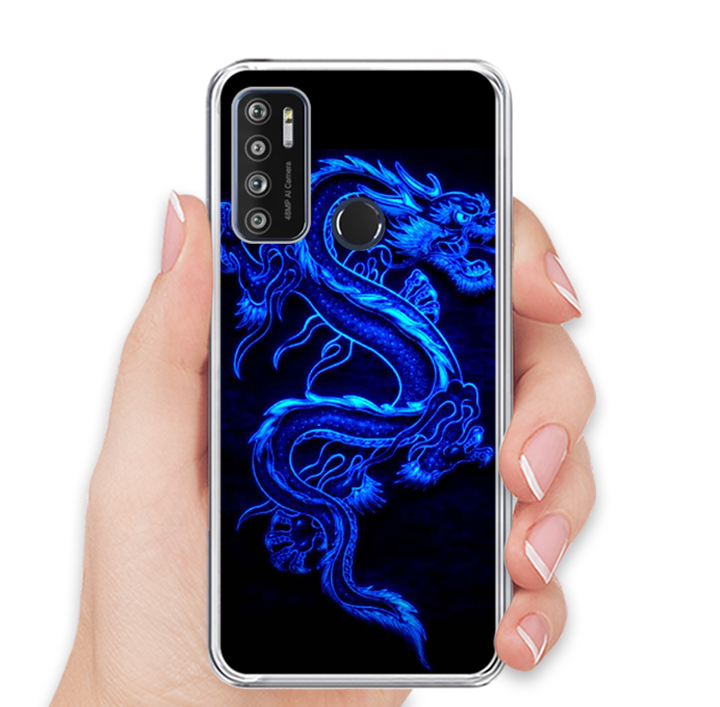Ốp lưng dẻo cho điện thoại VSMART LIVE 4 - 0270 DRADON02 - Hàng Chính Hãng