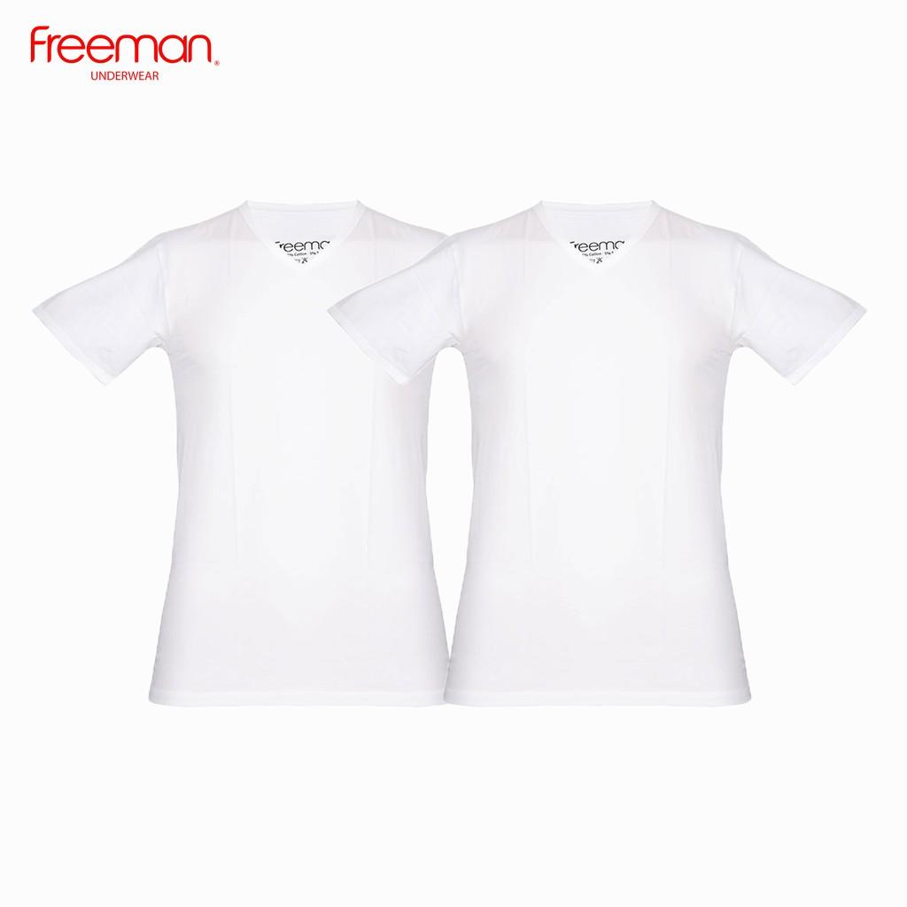 Combo 2 Áo lót nam cổ tim tay ngắn FREEMAN TSF311