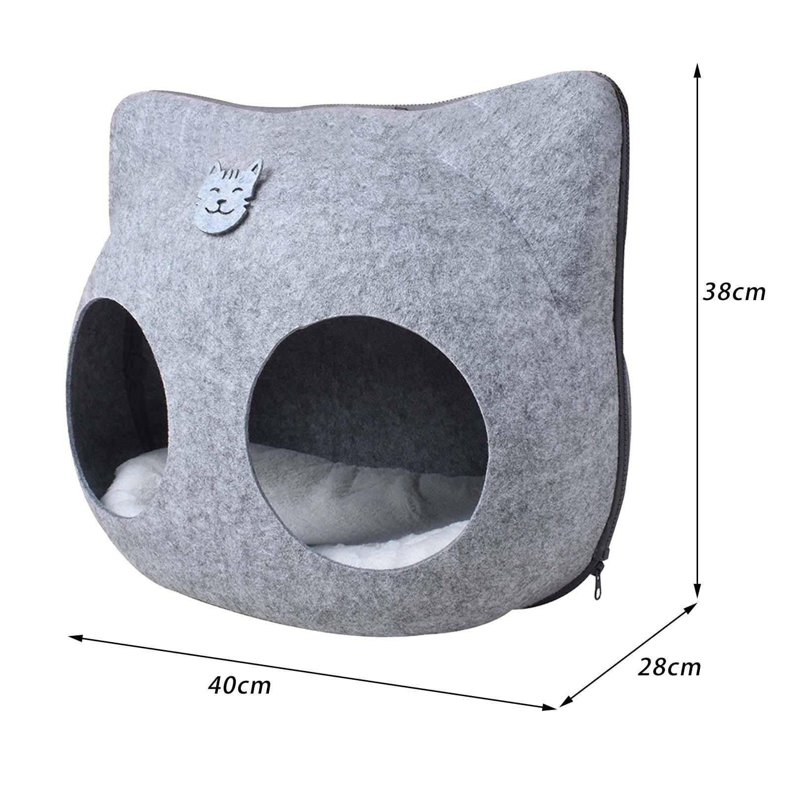 House Felt Cat Bed Tent Pet Sleeping Bed Sleeping Bed for Dogs Cat