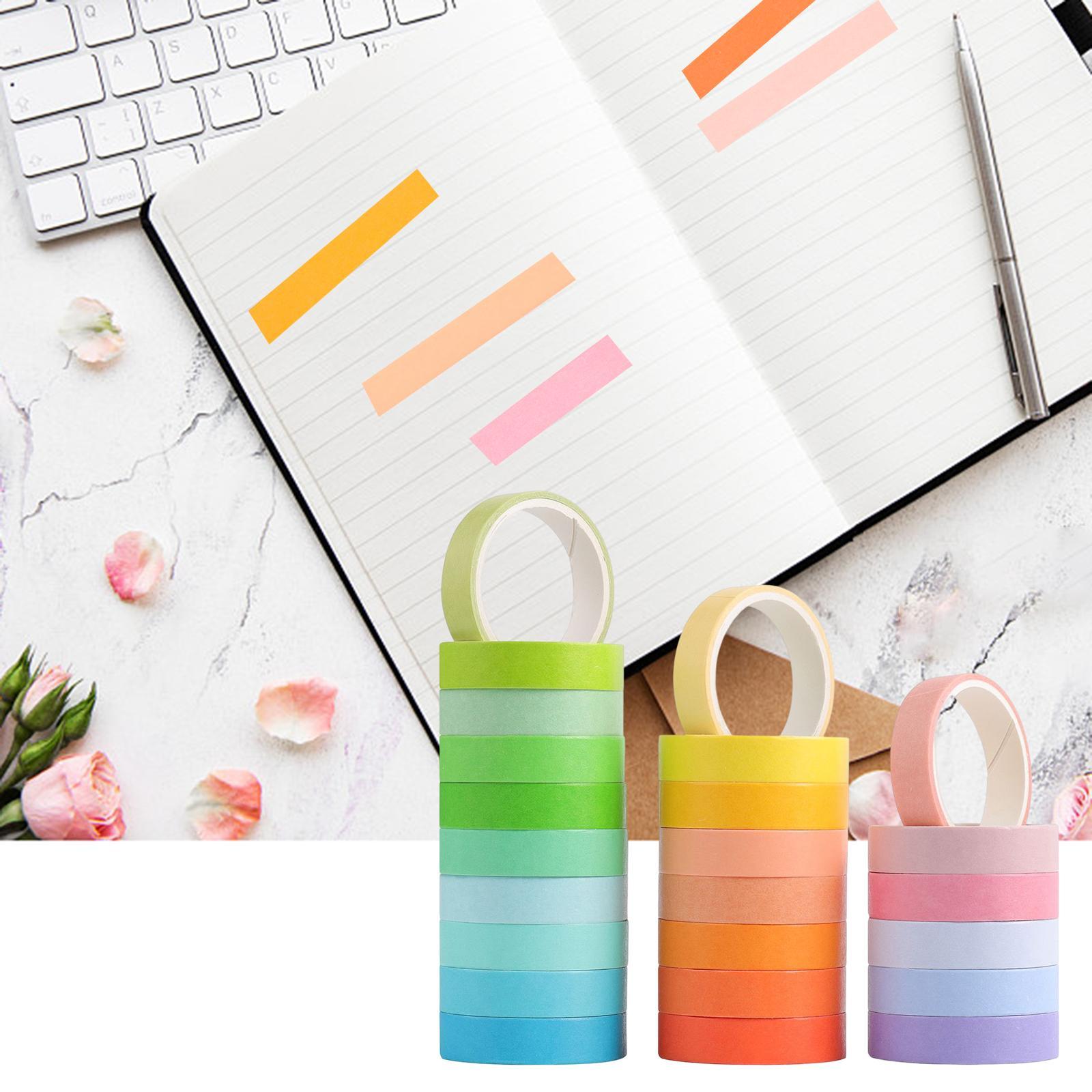 2M Washi Tape Set Paper Masking Washi Tapes for Card Making Gift Wrapping