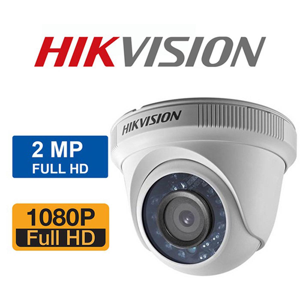 Bộ 1-4 Camera giám sát hikvision 2.0Mb full phụ kiện - HÀNG CHÍNH HÃNG