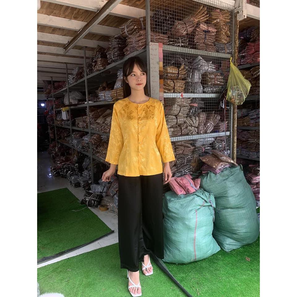 ĐỒ LAM ĐI CHÙA PHÁP PHỤC PHẬT GIÁO BÀ BA GẤM