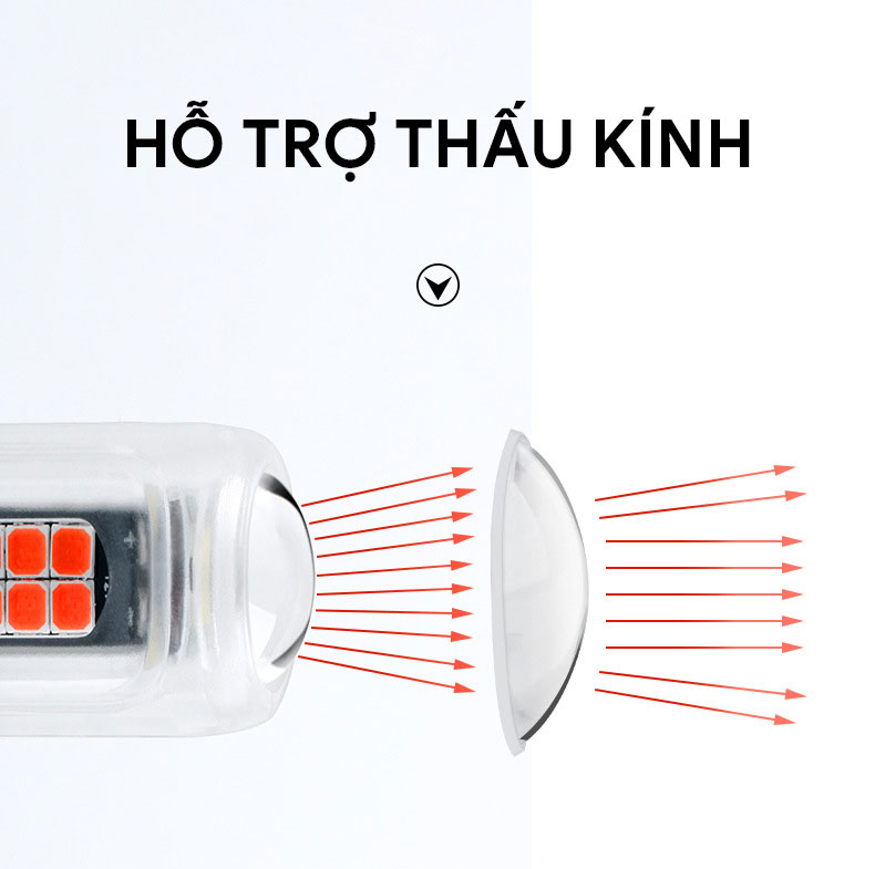 Đèn hậu, báo rẽ LED T20 7440 chip 3030 1153030-16