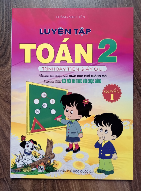 Sách - Luyện tập toán 2 Quyển 1 - Trình bày trên giấy ô li
