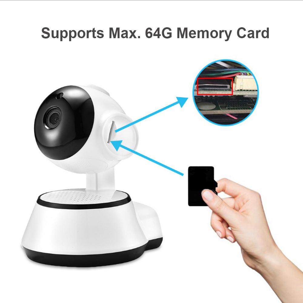 Q6 720P Smart WiFi Camera Indoor Wireless Monitor Camera Supports Two-Way Talk Night Vision Motion Detection