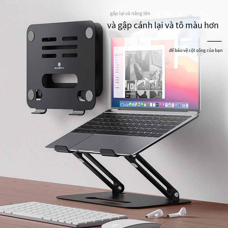 Giá đỡ máy tính xách tay để bàn nâng cấp theo phong cách mới nhất tăng khả năng tản nhiệt gấp nâng giá đỡ máy tính xách tay bằng hợp kim nhôm