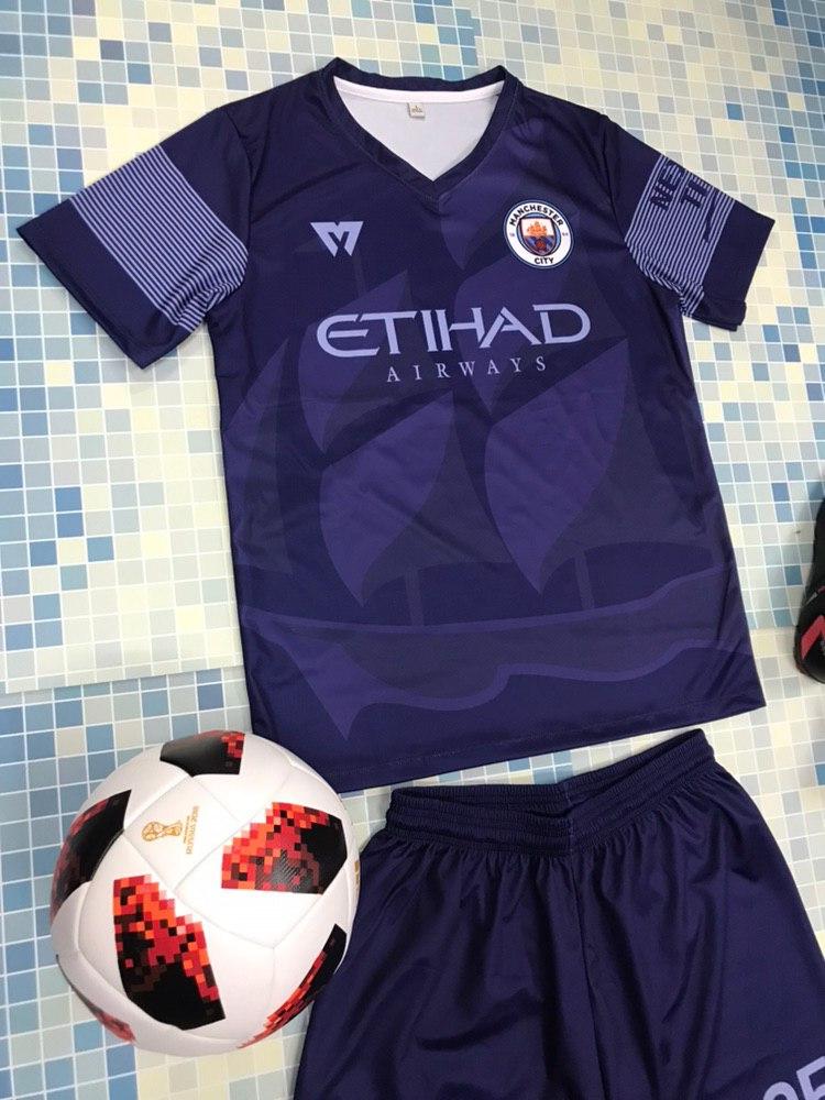 Áo bóng đá đẹp, áo đá bóng và áo đá banh CLB Manchester City BD053