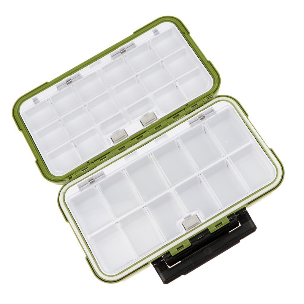 Premium Waterproof Plastic Fishing Hooks Lures Baits Tackle Storage Organizer Box Case - C Type