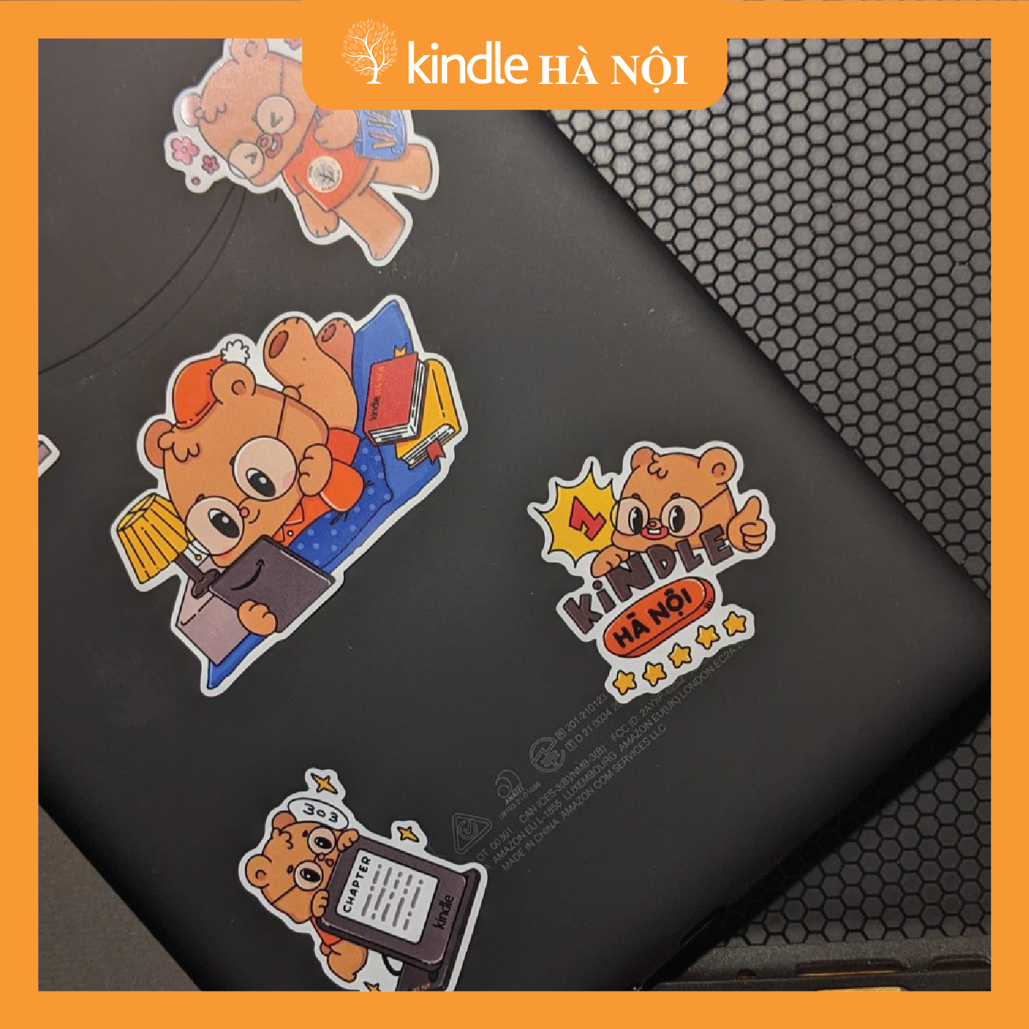 STICKER GẤU SIU CUTE THIẾT KẾ 