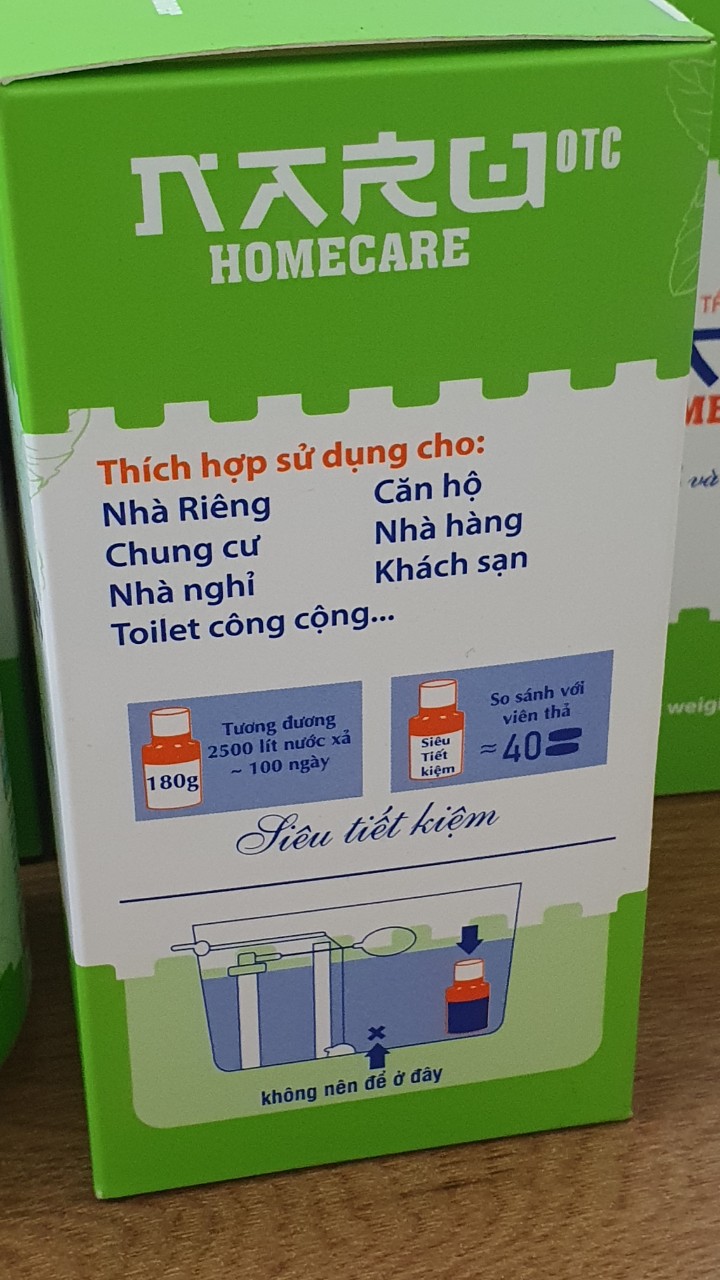 Chai thả bồn cầu NARU HOMECARE