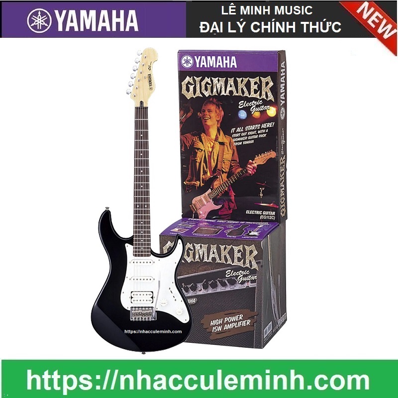 Đàn Guitar Điện Yamaha EG112GPII  Black- hàng chính hãng