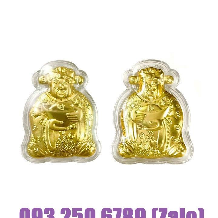 Ông Thần Tài Mạ Vàng Tặng Kèm Túi Gấm LỘC . Thần Tài Khai Lộc Phong Thủy May Mắn- Vía Ngày Thần Tài