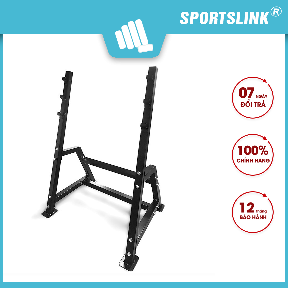 Khung gánh tạ Gymlink Squat Rack G1704 tải trọng tốt sơn tĩnh điện Sportslink