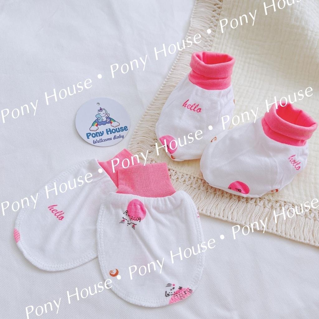 Set Bao Tay, Bao Chân Moon Petit Siêu Mềm, Mịn Cho Bé Trai, Bé Gái Sơ Sinh