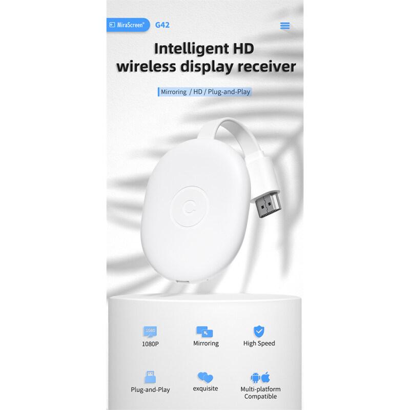 Bộ điều hợp màn hình không dây tương thích với hdmi Điện thoại di động Chromecast Dongle Màn hình phản chiếu HD để theo dõi máy chiếu