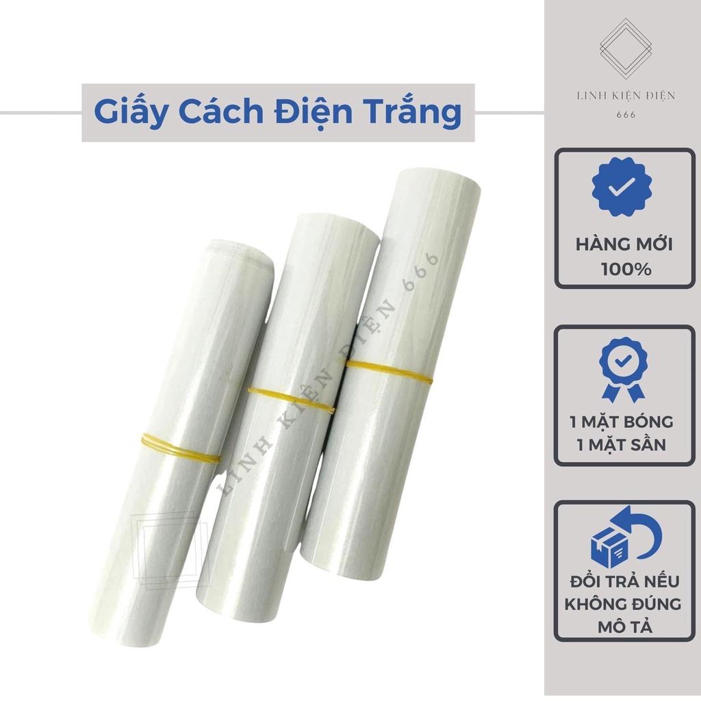 Giấy Cách Điện (0.1 - 0.3mm) Cách Nhiệt Quấn Biến Áp Động Cơ Quạt Motor