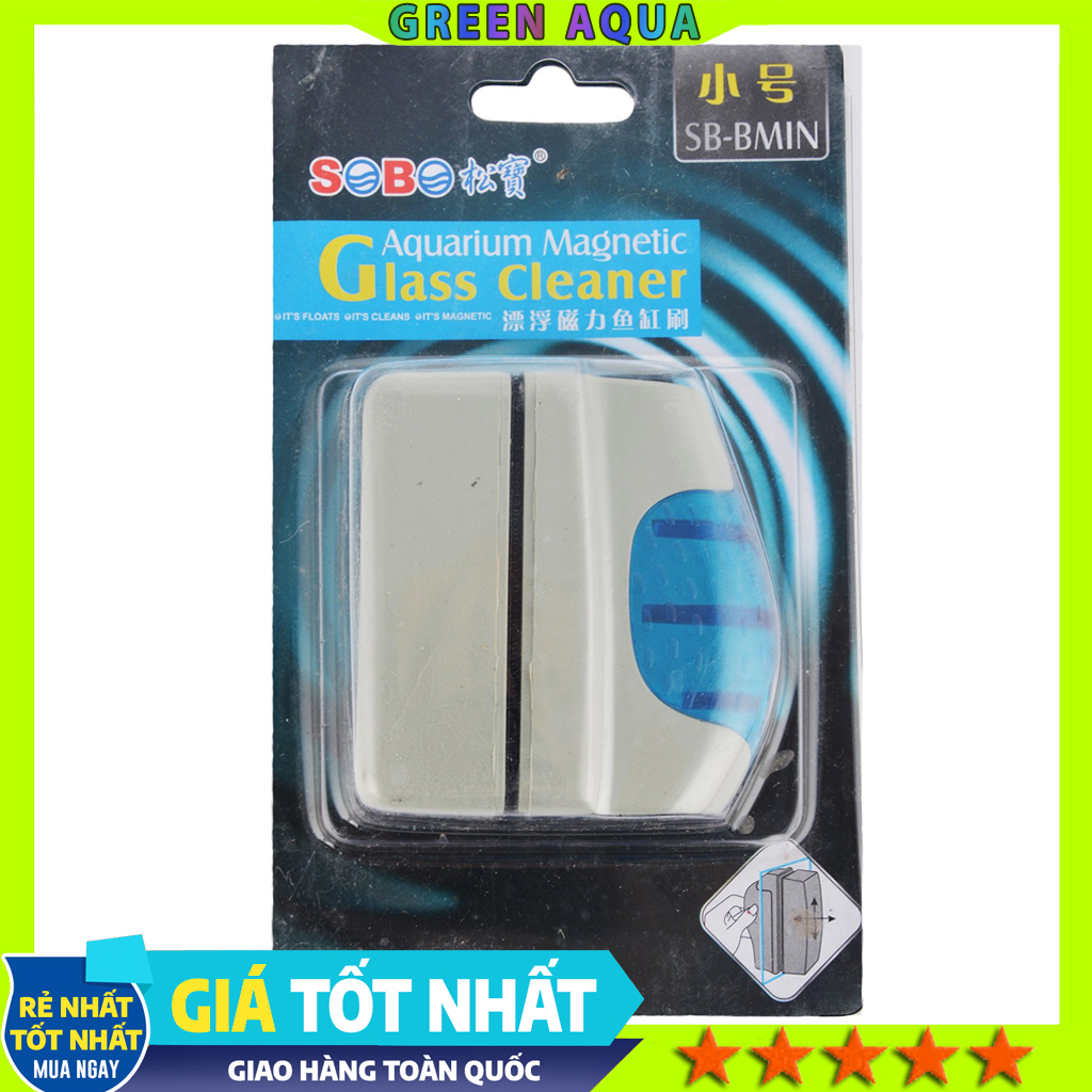 SOBO - Glass Cleaner | Nam châm cọ bể, chùi kính vệ sinh hồ cá thủy sinh, hồ cá biển