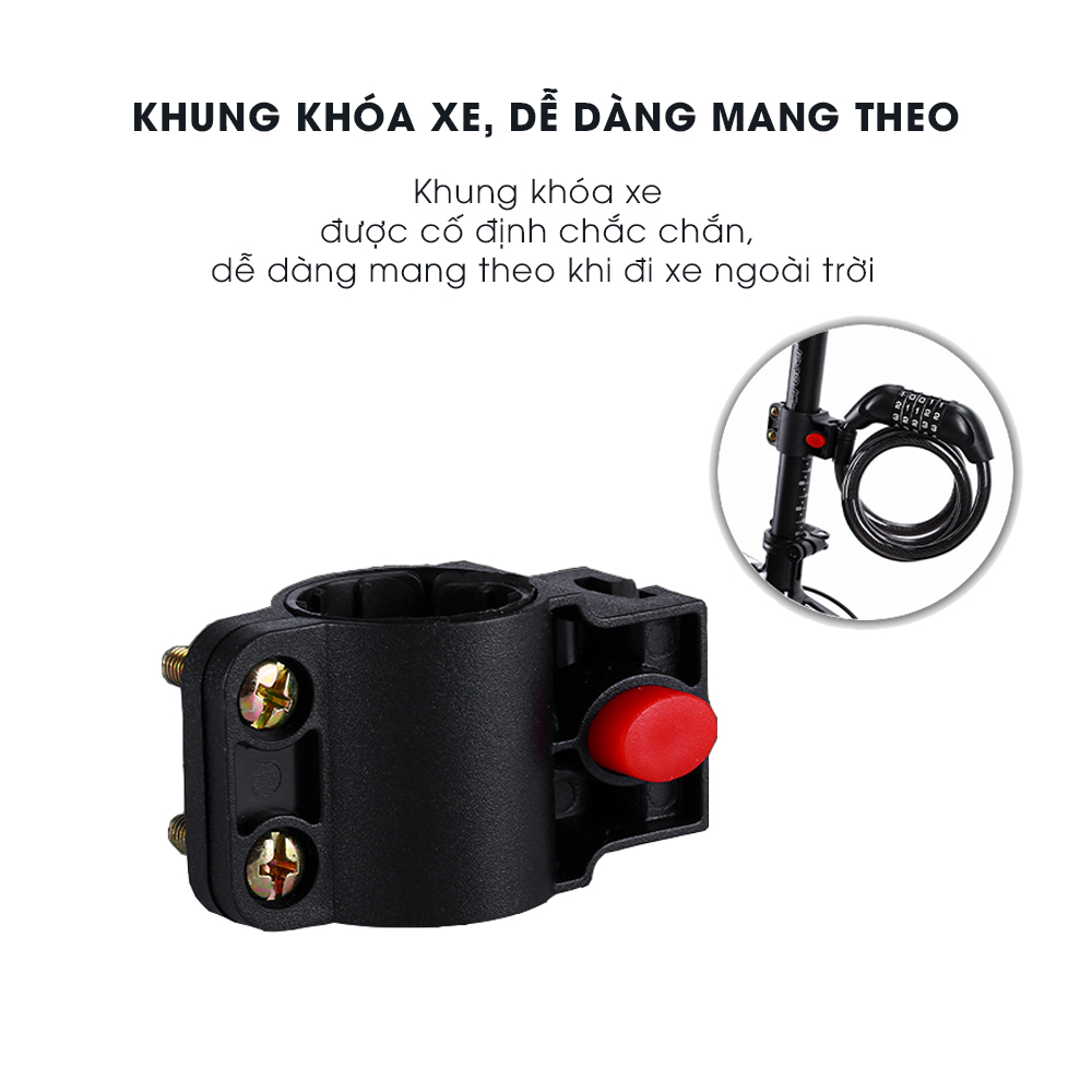 Khóa Xe Đạp, Xe Máy 5 Số Chống Trộm