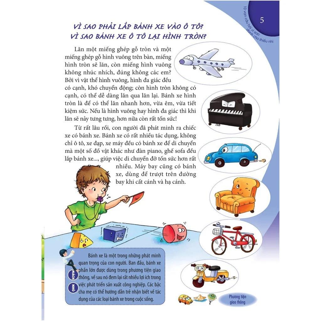 10 Vạn Câu Hỏi Vì Sao - Ô Tô, Tên Lửa & Người Máy - Bản Quyền