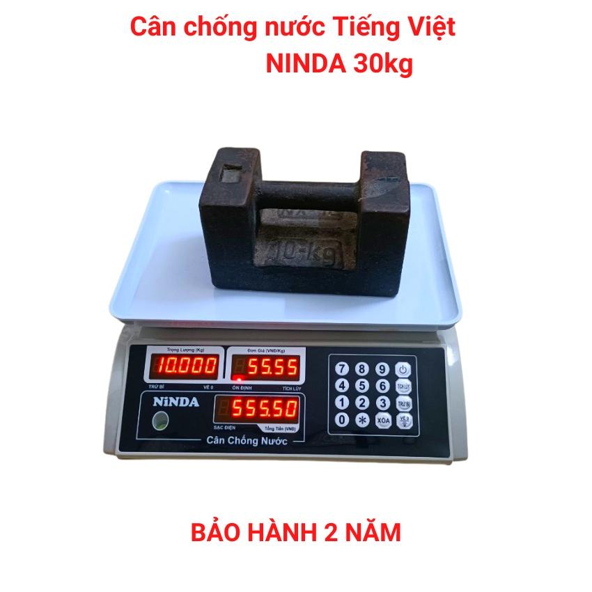 Cân tính tiền chống nước NINDA dùng cho bán hàng hải sản,nhà hàng
