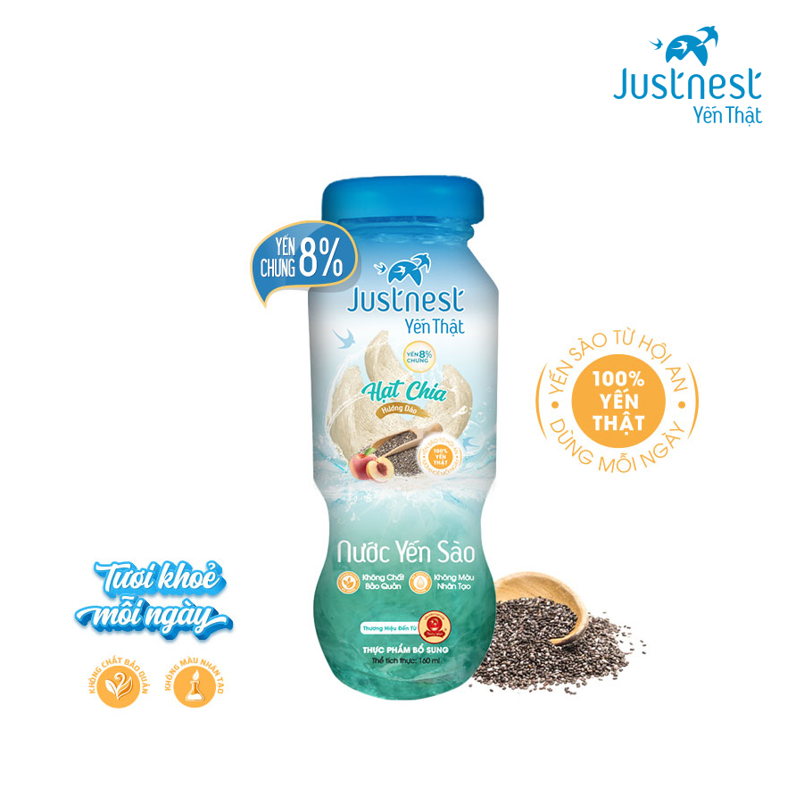 Nước Yến Thật Justnest 8% (1 chai x 160ml)