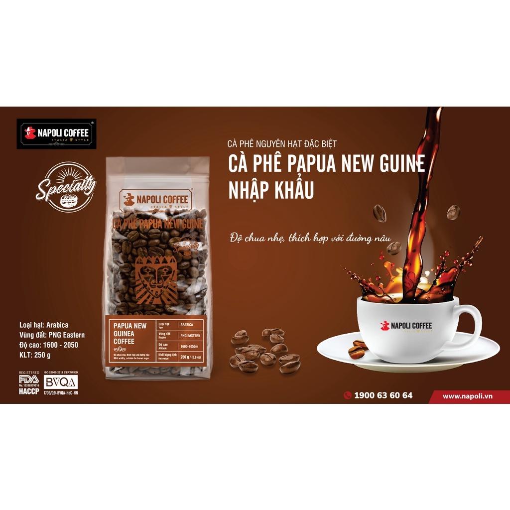 Cà Phê Arabica PAPUA NEW GUNIE - Hương Vị Trái Cây - Rang Nguyên Hạt Dùng Pha Máy/Phin Cao Cấp 250g/túi