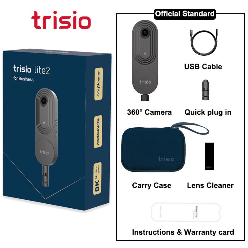 Máy ảnh Trisio Lite 2 cho các đại lý và nhiếp ảnh gia bất động sản dễ dàng chụp ảnh toàn cảnh 8K 32MP HD hình ảnh VR