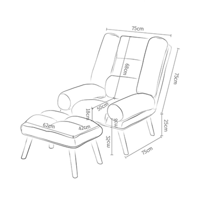 Ghế thư giãn, ghế đọc sách GHR008