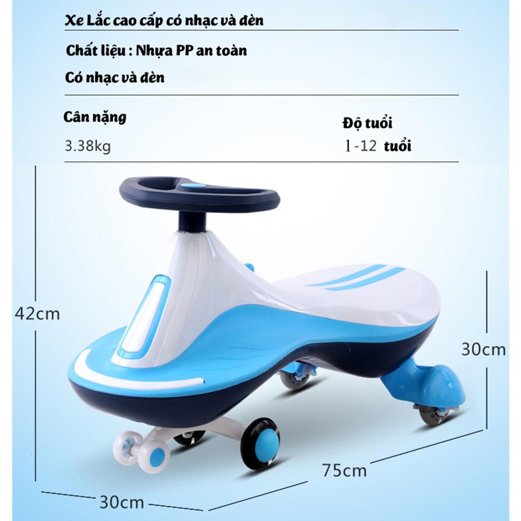 Xe lắc trẻ em có nhạc và đèn nhấp nháy hàng cao cấp