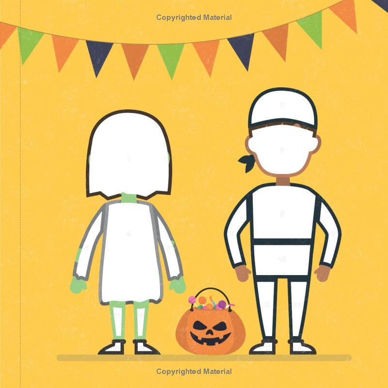 Sách ngoại văn: Color With Stickers - Halloween