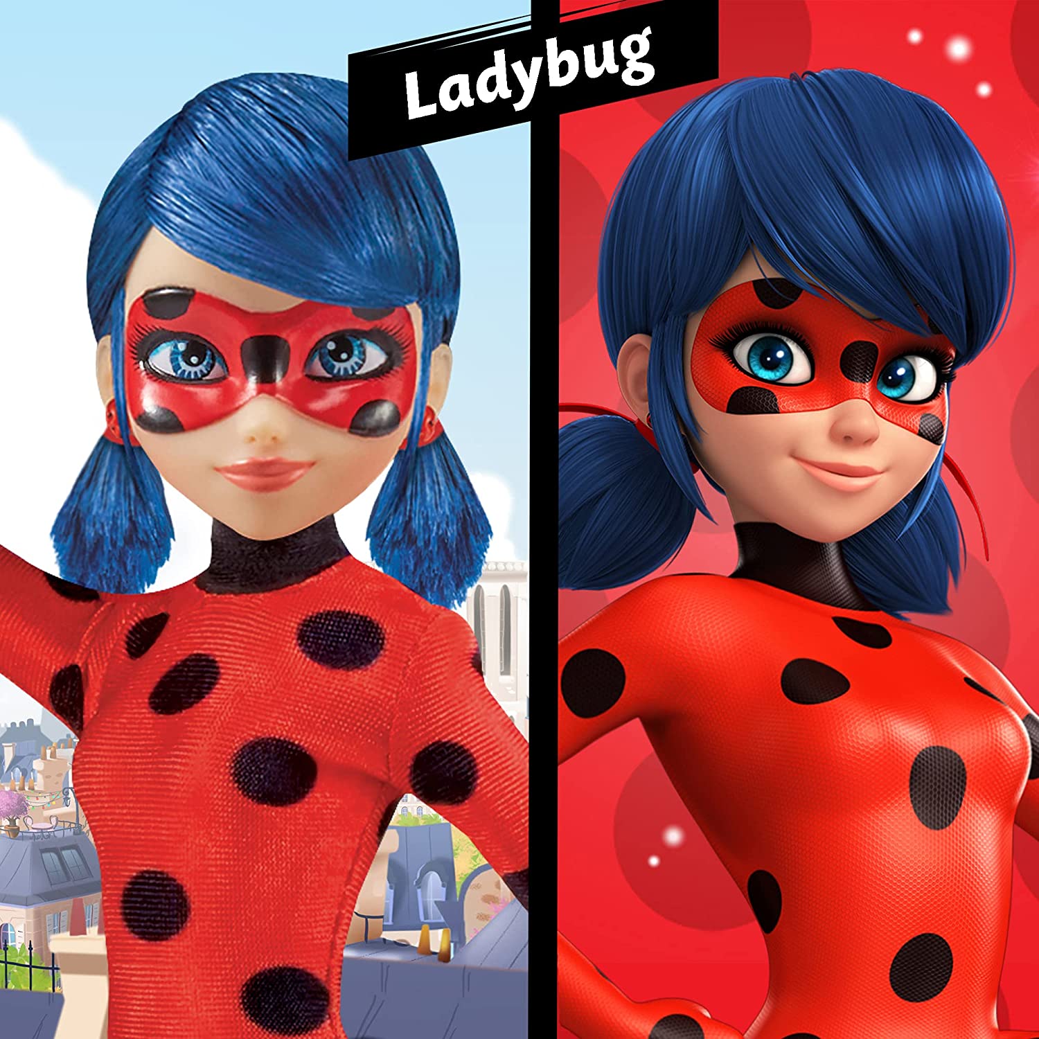 Búp bê nhân vật trong phim Viên Ngọc Thần ( Miraculuos ) - Bọ Rùa ( Lady Bug )