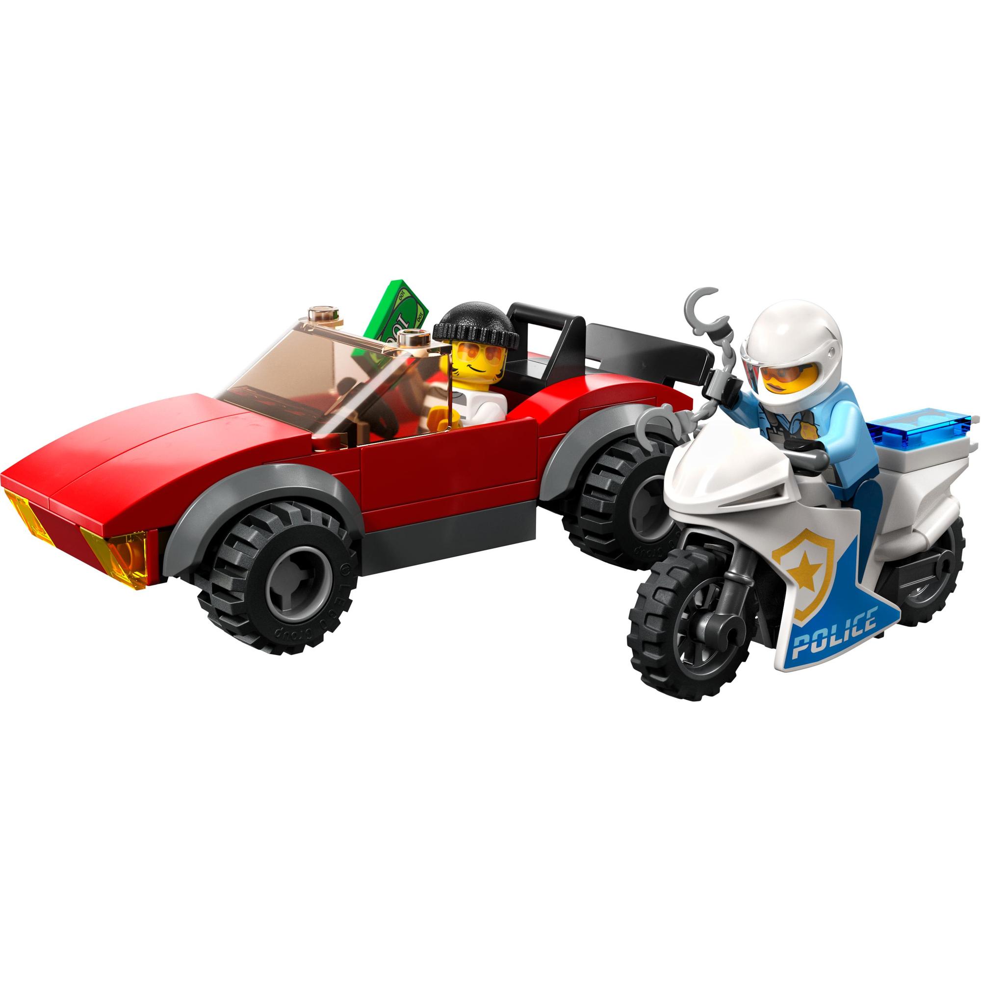 LEGO City 60392 Mô Tô Cảnh Sát Truy Đuổi Tội Phạm (59 Chi Tiết)