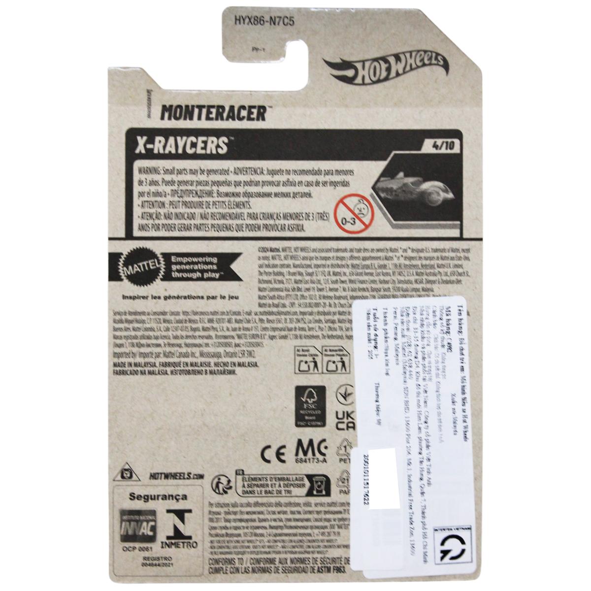 Siêu Xe Hot Wheels C4982 - 63/250 - Monteracer