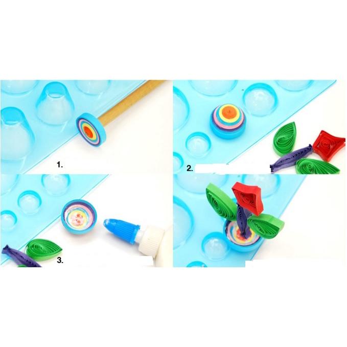 Minimold, trợ thủ đắc lực làm các hình quilling 3D