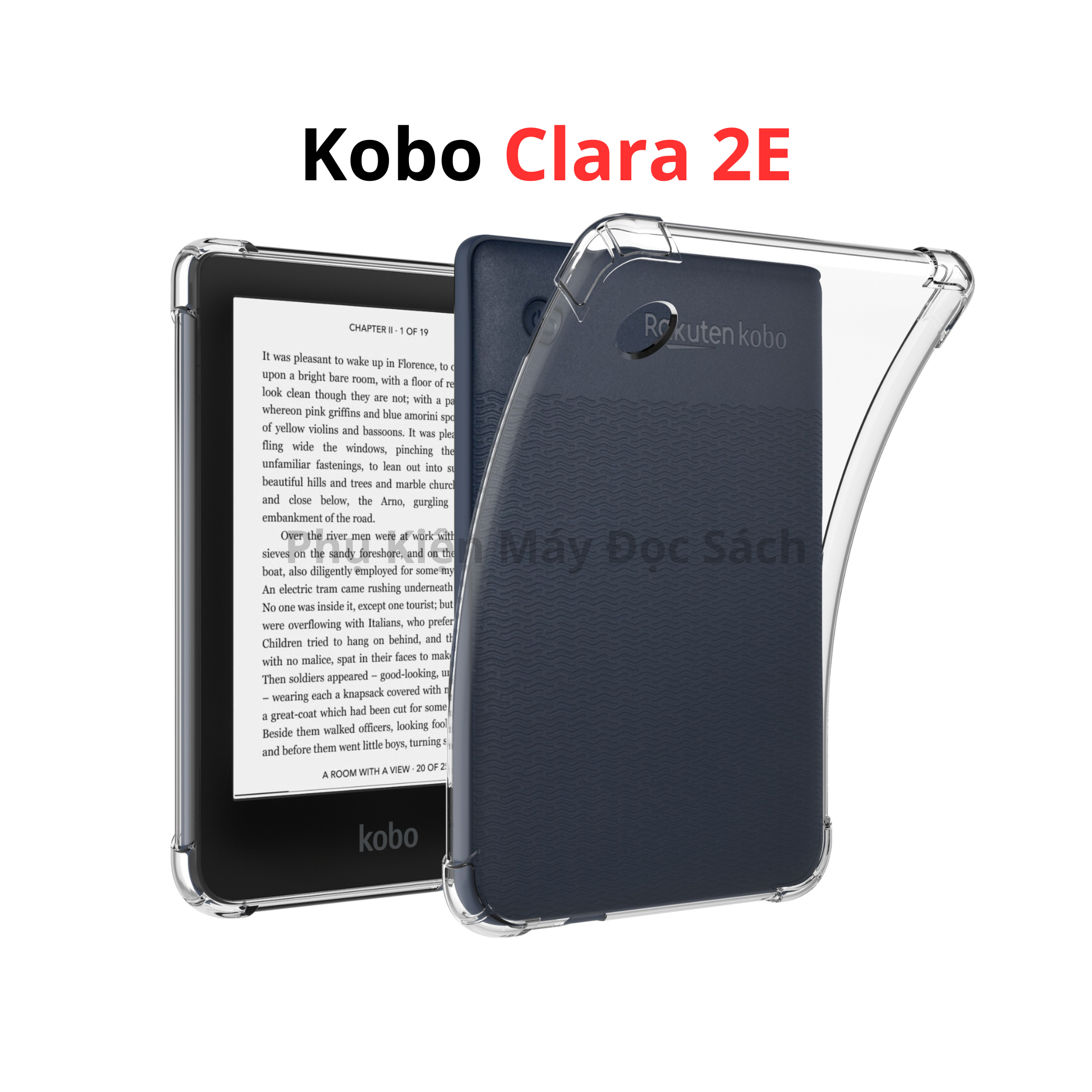 Hình ảnh Ốp Lưng Silicone Kobo Clara 2E, Case Máy Đọc Sách Kobo Clara 2E