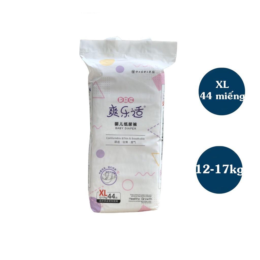 Combo 3 bịch tã bỉm dán/quần DHC nội địa Trung cao cấp, siêu mỏng đủ size cho bé từ 3-20kg