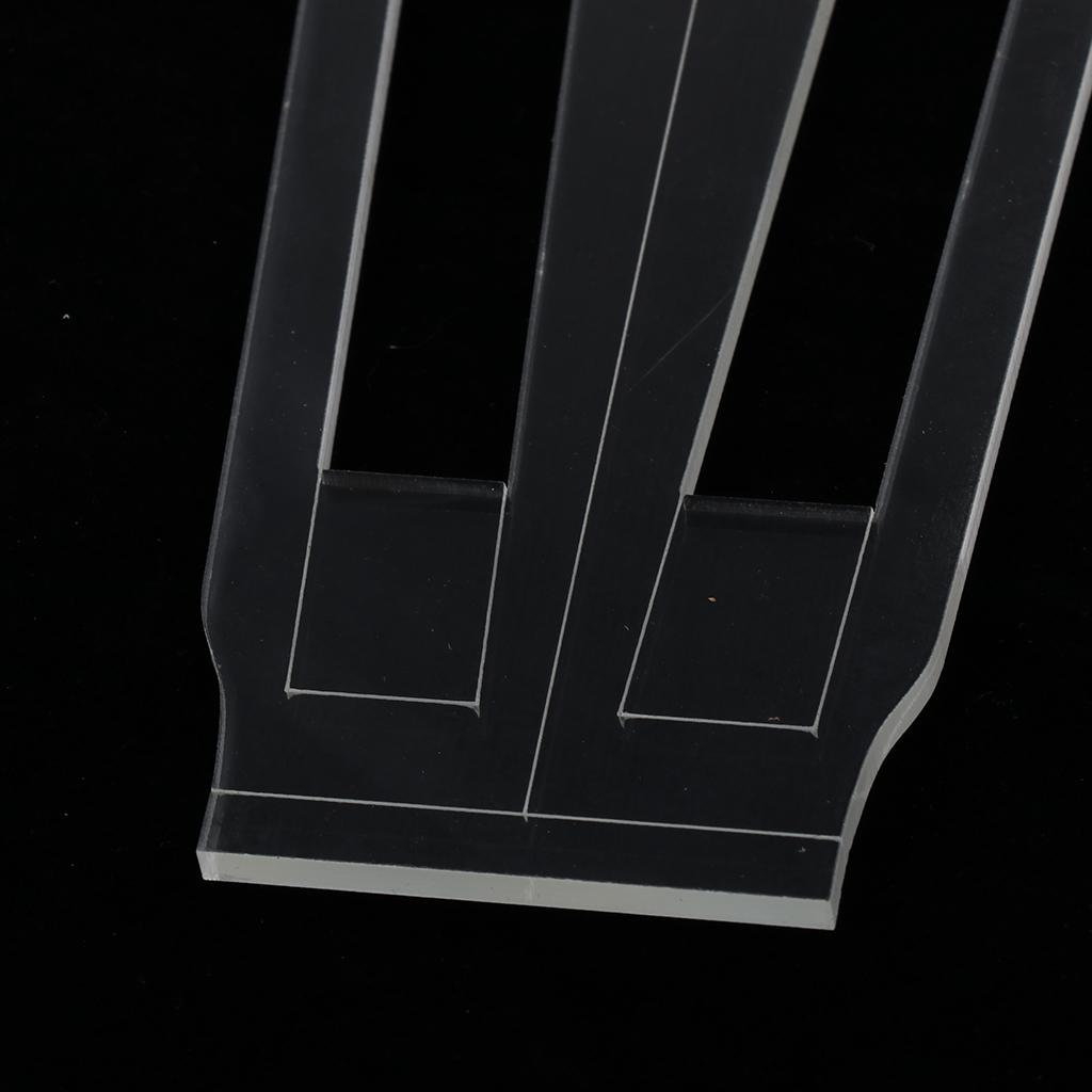 Guitar Headstock Acrylic Template for Classical Guitar DIY Tool 175x65x4mm