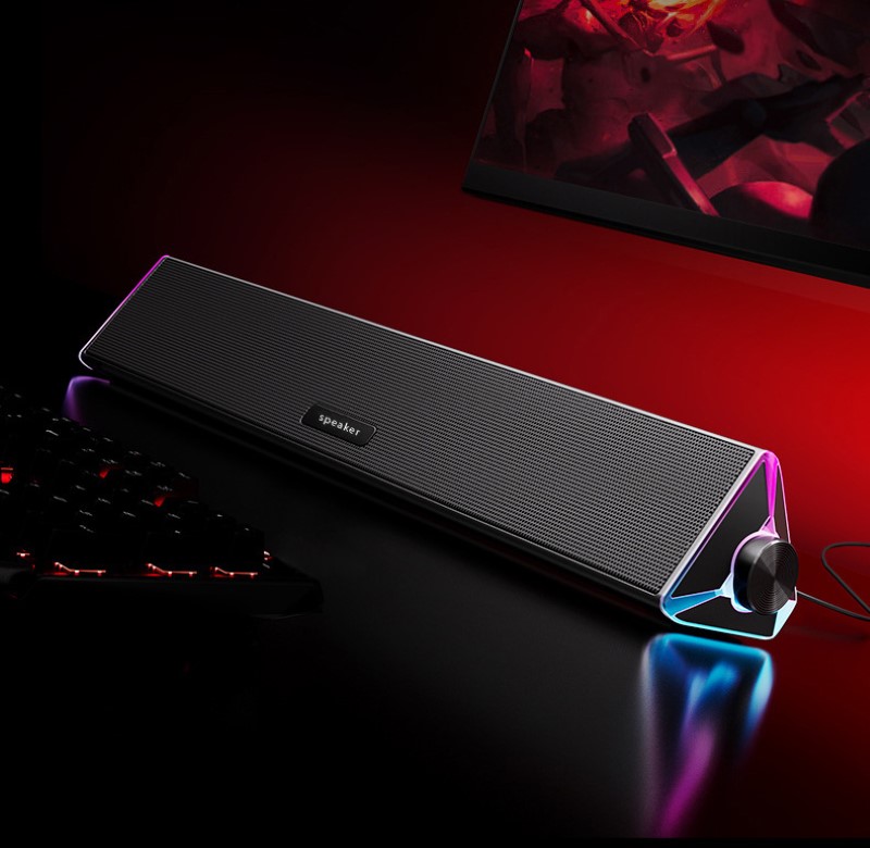 Loa thanh vi tính E3105 led RGB cho máy tính Laptop hàng nhập khẩu