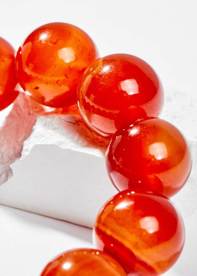 Vòng Tay Phong Thủy Nam Đá Mã Não Đỏ Mệnh Hỏa, Thổ Ngọc Quý Gemstones
