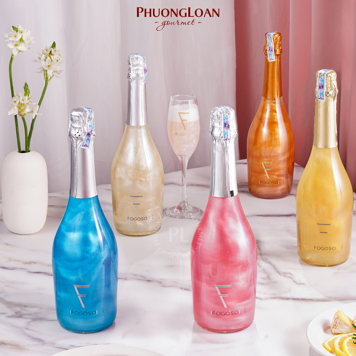 Rượu Vang Nổ Sparkling Tây Ban Nha Fogoso Rosa (Màu Hồng)