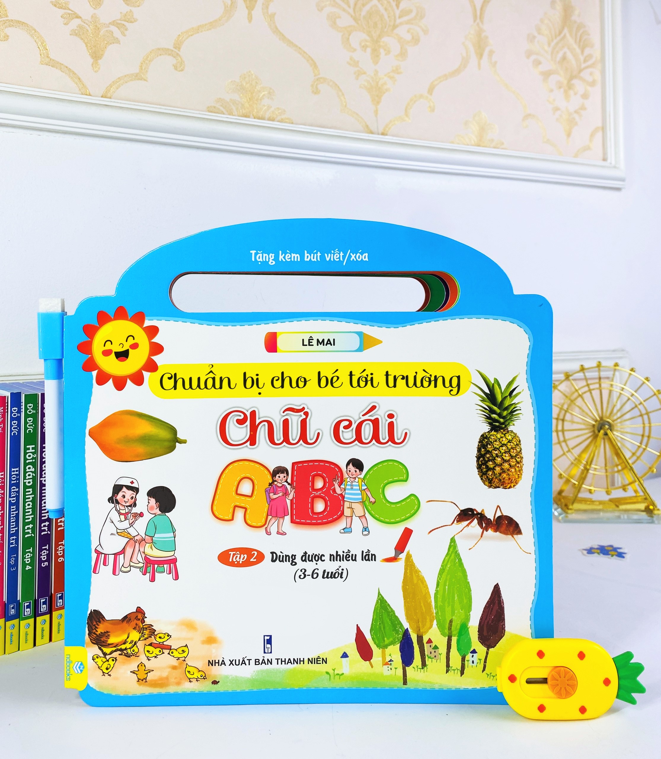 Sách - Combo 3 cuốn chuẩn bị cho bé tới trường: Chữ cái và chữ số ndbooks