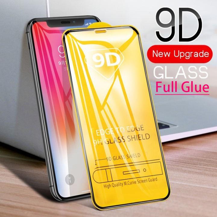Kính Cường Lực Dành Cho Điện Thoại iPhone 12 Pro Max 9D Full Keo Full Màn - Miếng Dán Màn HÌnh Cao Cấp - Màu Đen