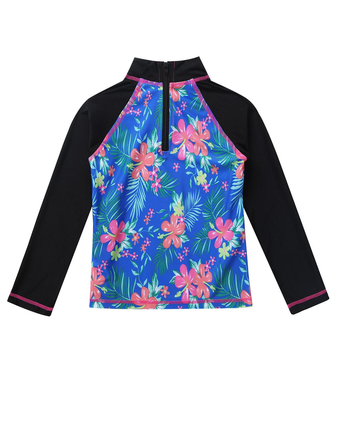 Trẻ Em Bé Gái Đồ Bơi In Hoa Phát Ban Bảo Vệ Đồ Bơi Hàng Đầu Với Pantskirt Đồ Bơi Bộ Đồ Bơi Giữ Nhiệt Bơi Tắm Phù Hợp Với Quần Áo