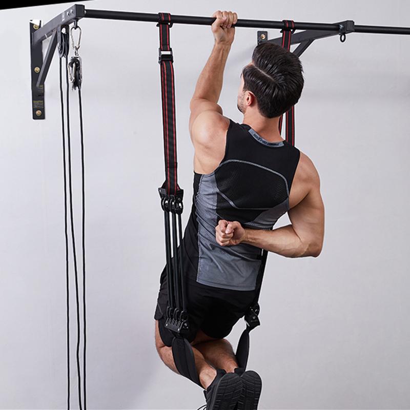 Điều chỉnh cằm lên băng điện trở kéo lên hệ thống dải hỗ trợ kéo lên thanh trấu dây đeo theo chiều ngang