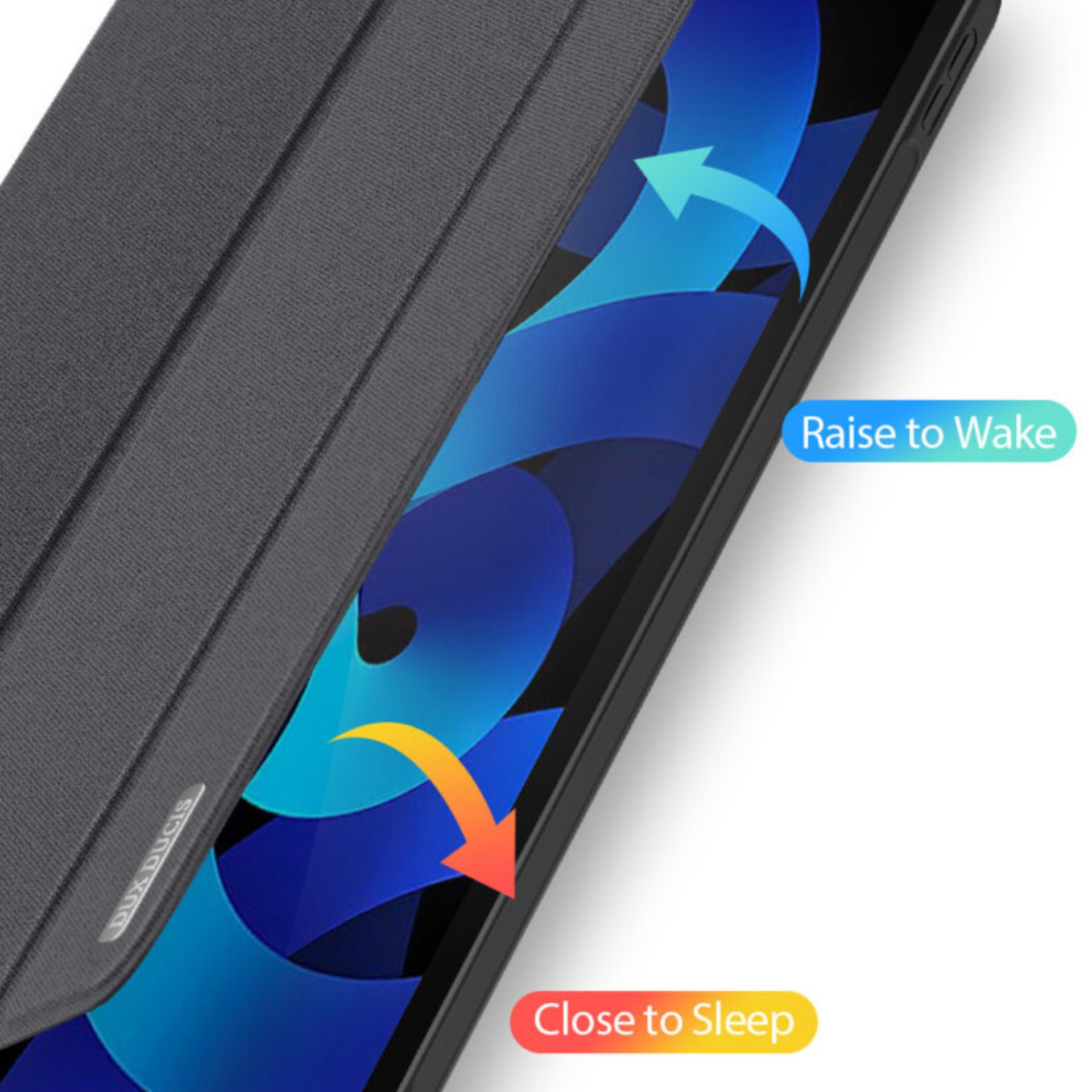 Bao Da Dành Cho iPad Air 4/ Air 5 10.9, Dux Ducis Domo Series Có Khe Cắm Bút, Tự Động Tắt Mở - HÀNG CHÍNH HÃNG