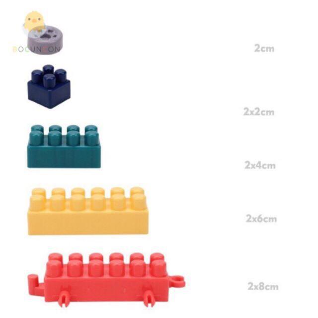 Đồ chơi xếp hình lắp ráp lego các khối xây dựng trí tuệ 502 chi tiết, Bộ xếp hình lego cho bé, Đồ Chơi Lego Kèm thùng